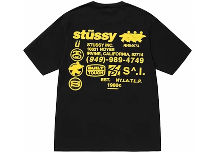 Мужская футболка Stussy DNA Pigment Dyed, черная