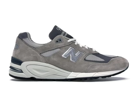 Мужские кроссовки New Balance 990v2 Kith Grey, серо-белые