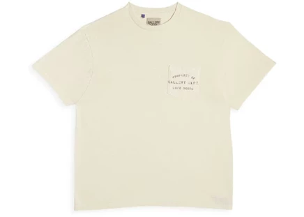 Мужская футболка Gallery Dept. Property Of Stencil, натуральная