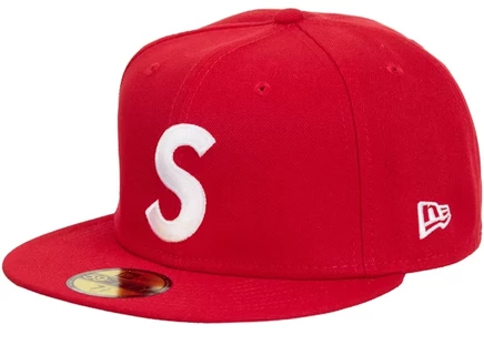 Унисекс кепка Supreme Screw Ball S New Era 59Fifty, красная