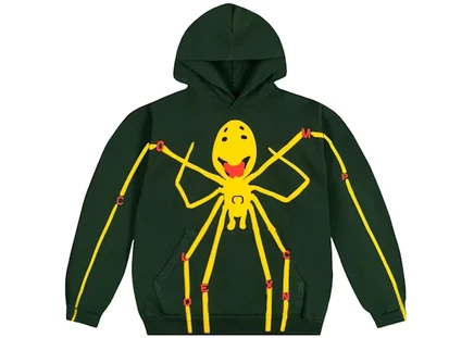 Мужская худи Cactus Plant Flea Market Spider Legs, темно-зеленая