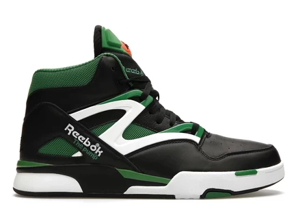 Мужские кроссовки Reebok Pump Omni Zone 2 черно-зелено-белые