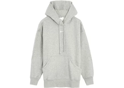 Женское худи Nike Phoenix Fleece, темно-серый меланж/sail