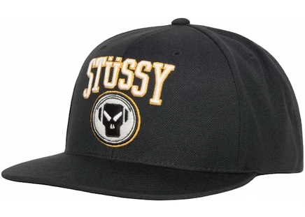 Мужская кепка Stussy x Goldie Metalheadz 30 снэпбэк, черная