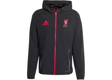 Мужская тренировочная куртка Adidas Liverpool FC Tiro 25, черно-красная