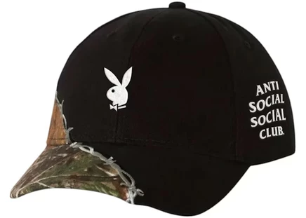 Мужская кепка Anti Social Social Club x Playboy, мультиколор