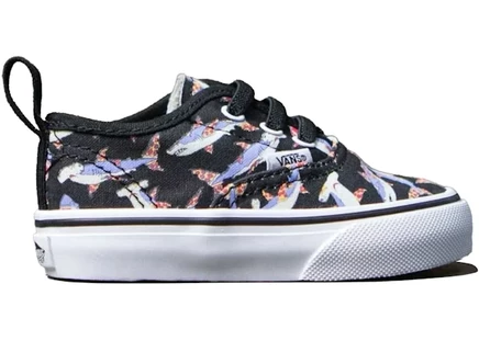 Детские кеды Vans Authentic V Pizza Sharks, черные