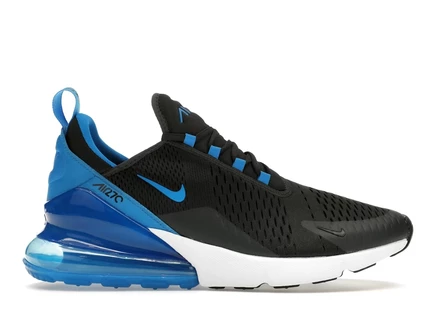 Мужские кроссовки Nike Air Max 270, антрацит/фото-голубые