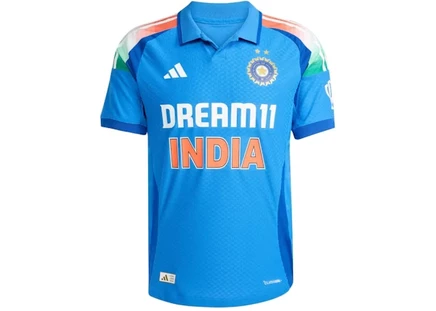 Спортивная футболка Adidas India Cricket Day, синяя
