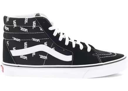 Vans Sk8-Hi Vans Allover Logo Black black/true white