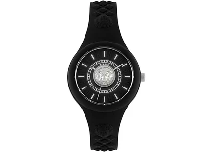 Женские часы Versus Versace VSPOQ2D21 Fire Island Lion силикон, 39 мм, черный