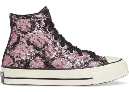 Converse Chuck Taylor All Star 70 Hi Light Sequin light orchid/egret-black