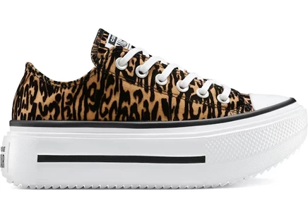 Мужские кеды Converse Chuck Taylor Lift, леопардовый принт