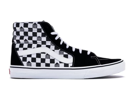 Мужские кеды Vans Sk8-Hi DSM Checkerboard, черно-белые