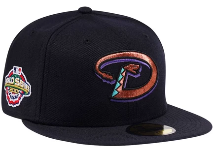 Бейсболка New Era Diamondbacks 59Fifty 2001, темно-синяя
