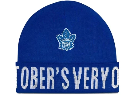 Мужская шапка OVO x Toronto Maple Leafs, темно-синяя