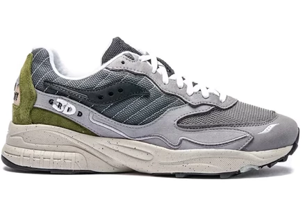 Мужские кроссовки Saucony 3D Grid Hurricane, тёмно‑серые