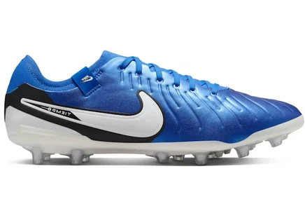 Мужские бутсы Nike Tiempo Legend 10 Pro AG-Pro, бело-синие