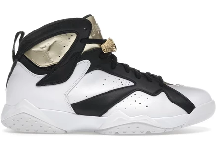 Кроссовки Jordan 7 Retro Championship, бело-золотые