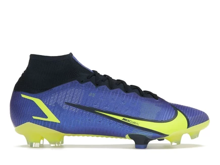 Мужские бутсы Nike Mercurial Superfly 8, сапфировые/жёлтые
