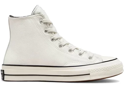 Мужские кеды Converse Chuck Taylor All Star 70 Hi Sherpa, айвори с черным