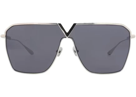 Унисекс солнцезащитные очки Valentino Aviator, серебристые