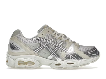 Мужские кроссовки Asics Gel‑Nimbus 9 Wind And Sea, бело‑серебристые