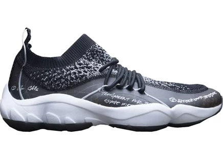 Кроссовки Reebok Fusion Bait CN5205, черно-бело-серо-серебристые