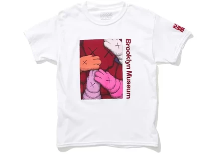Детская футболка KAWS Brooklyn Museum URGE, белая