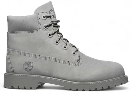 Детские ботинки Timberland 6-дюймовые премиальные водонепроницаемые, серые