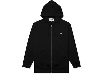 Унисекс худи Comme des Garcons Play Big Black Heart на молнии, черное