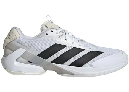 Мужские кроссовки Adidas Adizero Ubersonic 5, бело-черные/серебристые