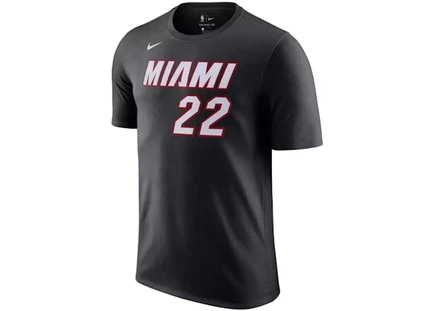 Мужская футболка Nike Miami Heat Jimmy Butler, черно-белая