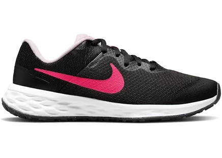Детские кроссовки Nike Revolution 6, черно-розовые