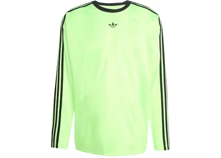 Мужское джерси Adidas Adicolor жаккард, сигнально-зеленое/черное