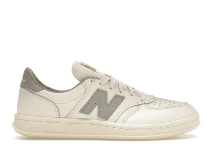Мужские кроссовки new balance t500 aime leon dore, бело-серые