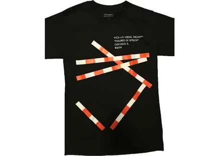 Мужская футболка Virgil Abloh x MCA Figures of Speech, черная