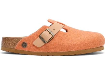 Сабо Birkenstock Boston Felt Concepts, оранжевые