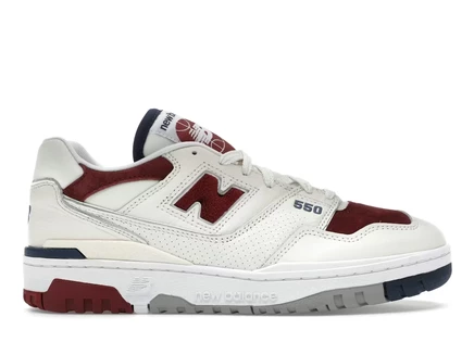 Мужские кроссовки New Balance 550, бордово-синие