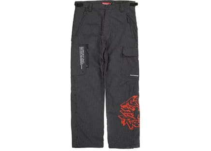 Мужские штаны Supreme Support Unit Nylon Ripstop, черные