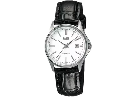 Женские часы Casio G-Shock LTP-1183E-7A, корпус 29 мм, сталь, кожаный ремешок