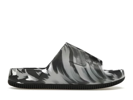Мужские сланцы Nike Calm Slide Marble, черные/серые