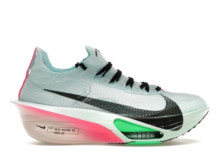 Мужские кроссовки Nike Air Zoom Alphafly Next% 3, ледниково-голубые/мятные/неоново-зеленые/черные