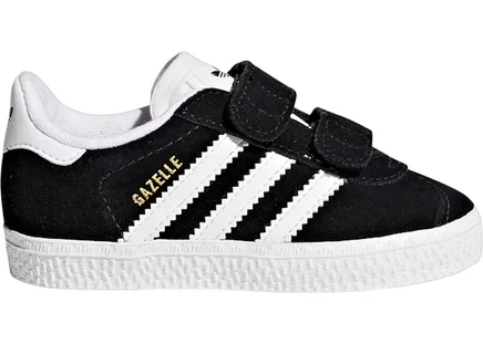 Детские кроссовки Adidas Gazelle, черно-белые