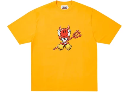 Футболка Palace x World Industries, желтая