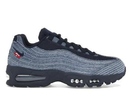 Мужские кроссовки Nike Air Max 95 OG Levis, обсидиан/красные