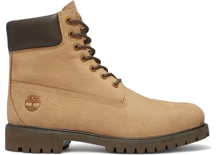 Мужские ботинки Timberland 6″ Premium, беж/тёмно-коричневые