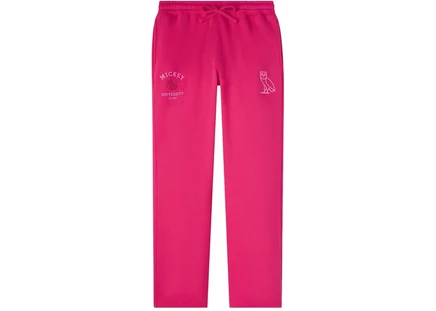 OVO x Disney Valentine's Collegiate Open-Hem Sweatpant Fuchsia fuchsia
