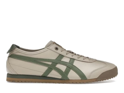 Мужские кроссовки Onitsuka Tiger Mexico 66 SD, бежево-зеленые