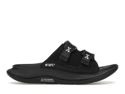 Мужские шлепанцы Hoka Ora Luxe WTAPS, черные